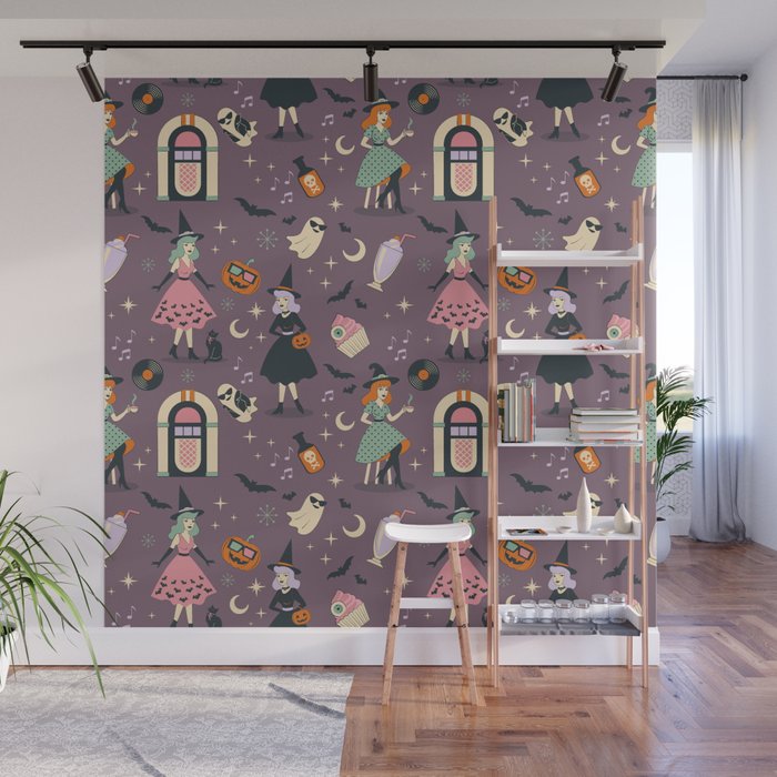 50s Witch Vibes Wall Mural Gallery Image 1