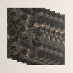 Maximalist Dark Moody Gothic Girl Flowers And Moths Wrapping Paper Gallery Image 3