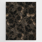 Maximalist Dark Moody Gothic Girl Flowers And Moths Jigsaw Puzzle Gallery Image 1