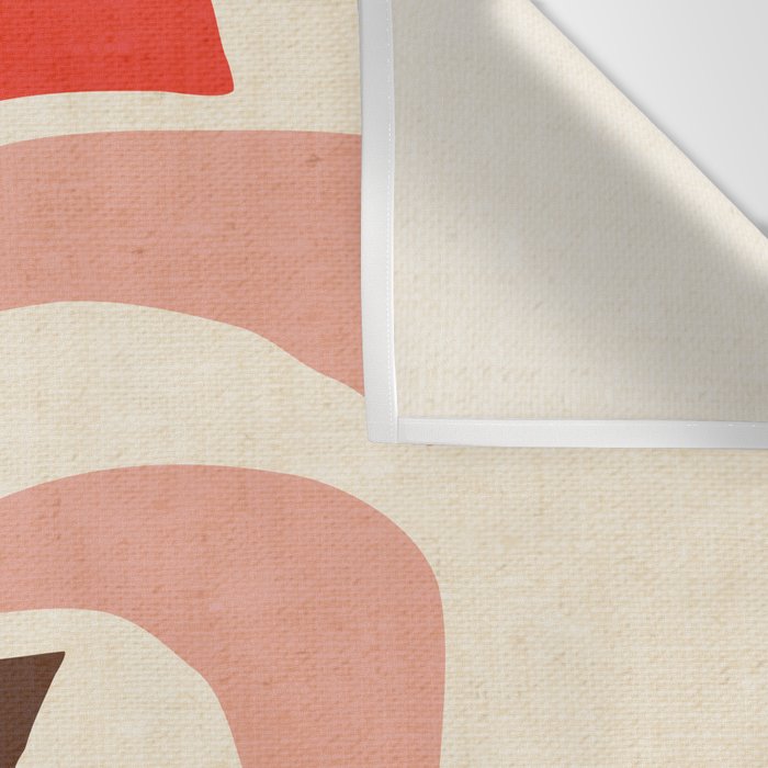 Abso 03 Colored Vase With Red Plant Wall Tapestry Gallery Image 3
