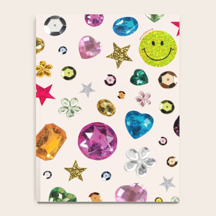 Gem Print in Cream Notebook Gallery Image 4