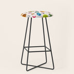 Gem Print in Cream Stool Gallery Image 1
