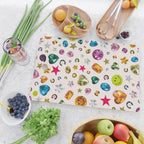 Gem Print in Cream Cutting Board Gallery Image 2
