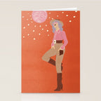 Disco Cowgirl Stationery Card Gallery Image 2