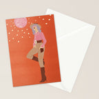 Disco Cowgirl Stationery Card Gallery Image 2