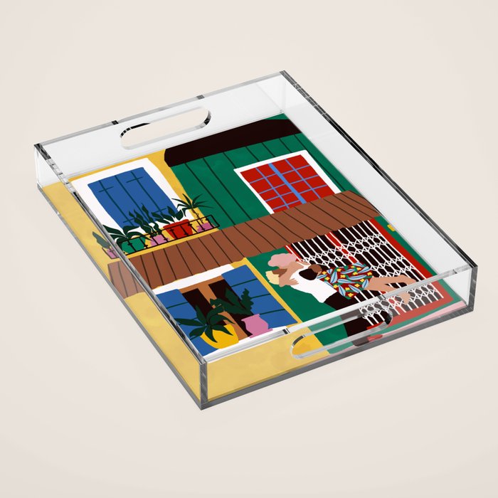 hug me, thrill me, kiss me Acrylic Tray Gallery Image 1