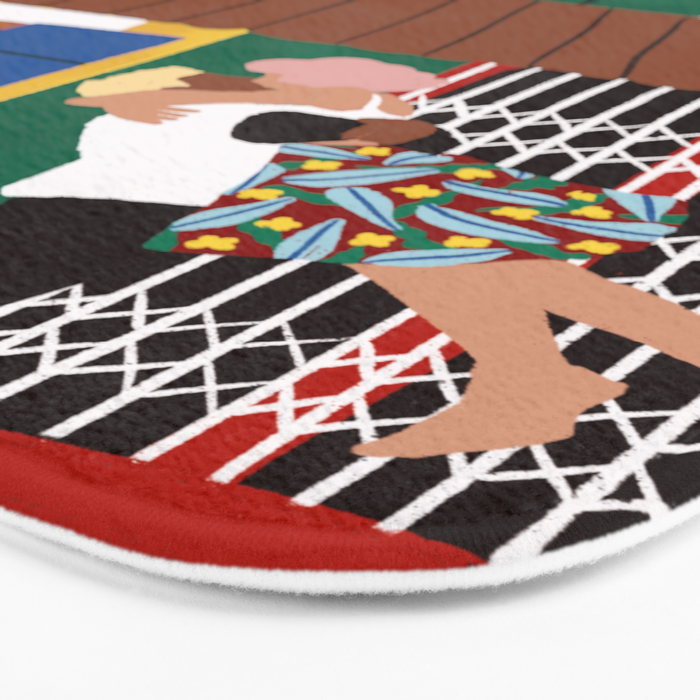 hug me, thrill me, kiss me Bath Mat Gallery Image 3