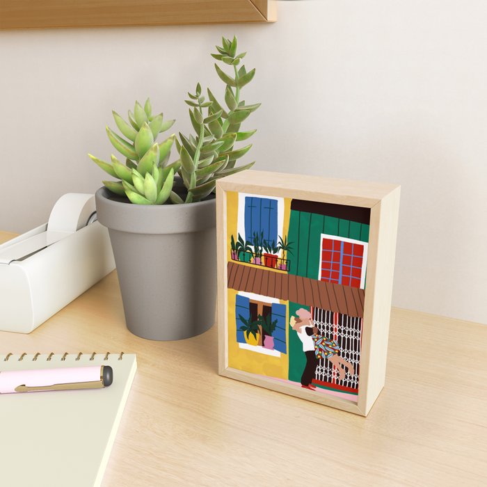 hug me, thrill me, kiss me Mini Art Print Gallery Image 2