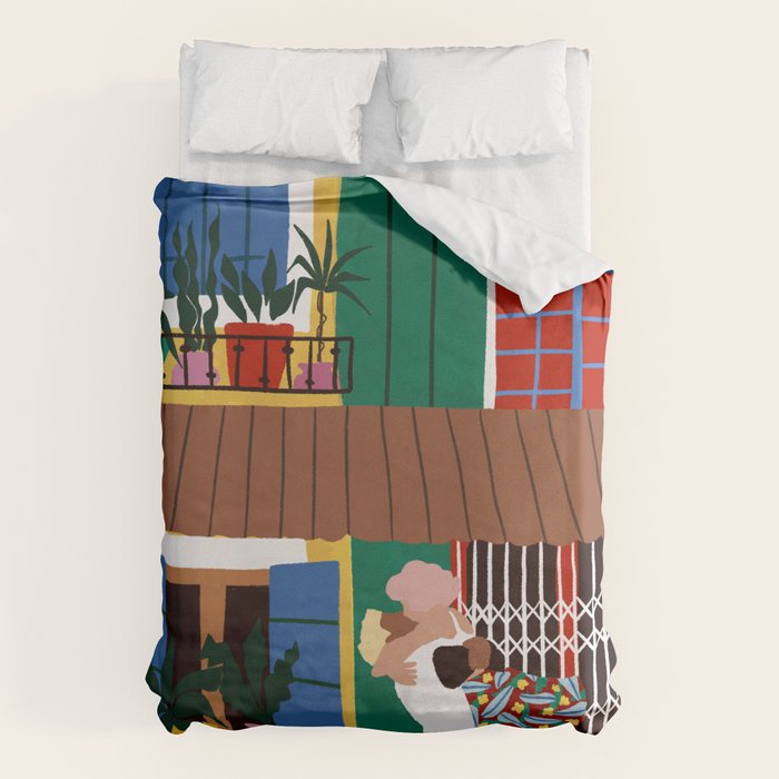 hug me, thrill me, kiss me Duvet Cover Gallery Image 1