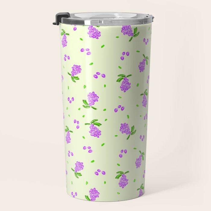 Lilac Blooms Travel Mug Gallery Image 3