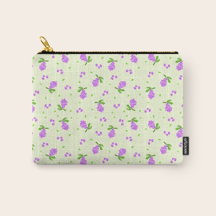 Lilac Blooms Carry All Pouch Gallery Image 1