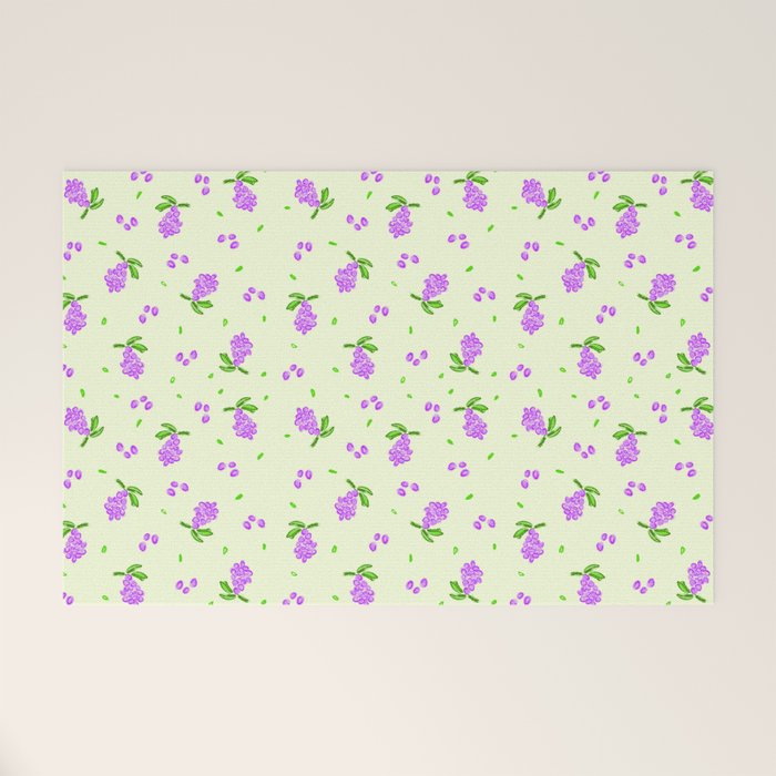 Lilac Blooms Welcome Mat Gallery Image 1