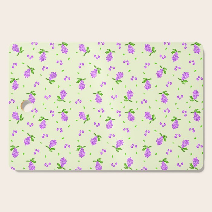 Lilac Blooms Cutting Board Gallery Image 1