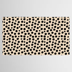 Irregular Small Polka Dots black Tablecloth Gallery Image 2