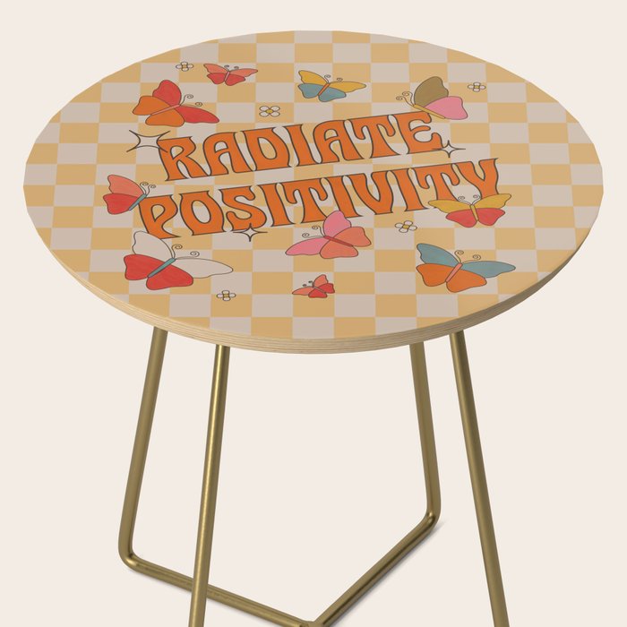 Radiate Positivity Butterflies Side Table Gallery Image 2