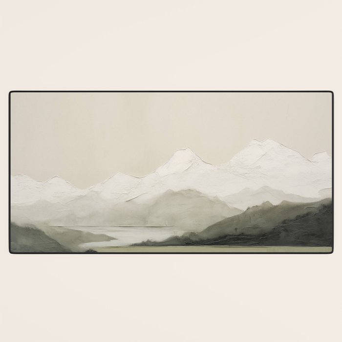Sage Landscape Painting II Desk Mat Gallery Image 3