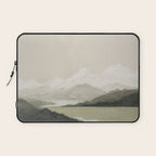 Sage Landscape Painting II Laptop Sleeve Gallery Image 1