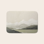 Sage Landscape Painting II Bath Mat Gallery Image 1