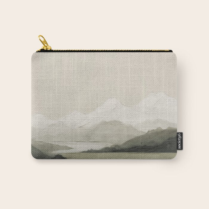 Sage Landscape Painting II Carry All Pouch Gallery Image 1
