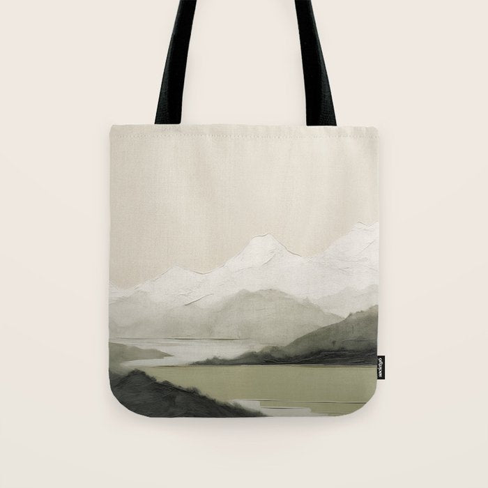 Sage Landscape Painting II Tote Bag Gallery Image 1