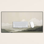 Sage Landscape Painting II Desk Mat Gallery Image 1