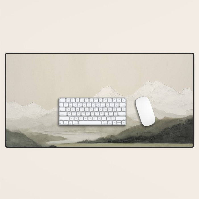 Sage Landscape Painting II Desk Mat Gallery Image 1