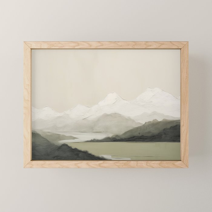 Sage Landscape Painting II Mini Art Print Gallery Image 1