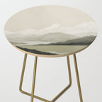 Sage Landscape Painting II Side Table Gallery Image 2