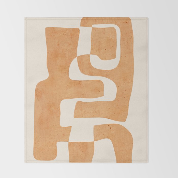 Abstract Shapes Modern Art 24 Throw Blanket Gallery Image 2