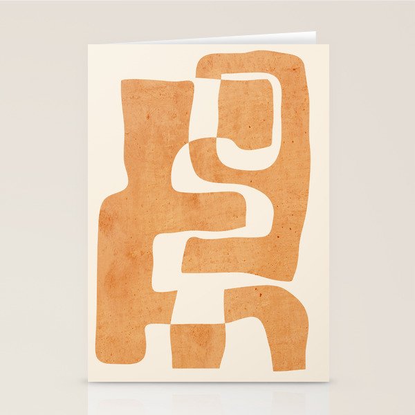 Abstract Shapes Modern Art 24 Stationery Card Gallery Image 1