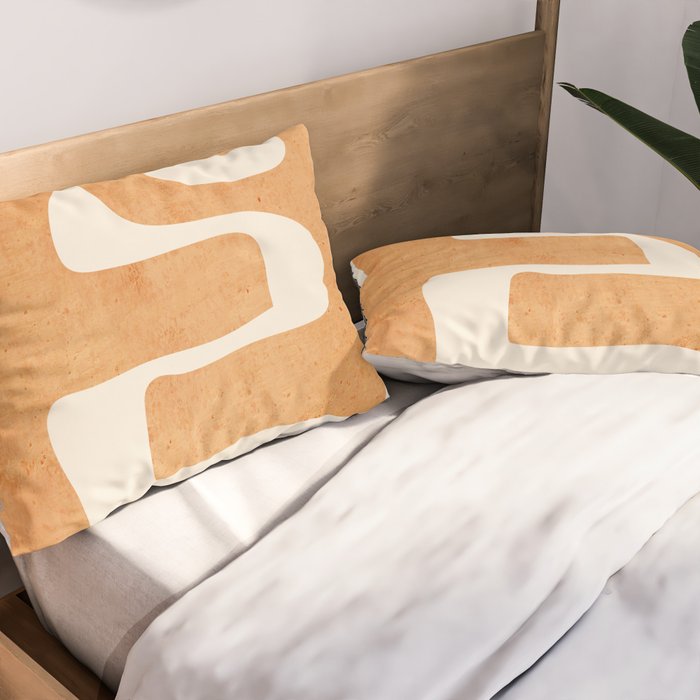 Abstract Shapes Modern Art 24 Pillow Sham Gallery Image 2