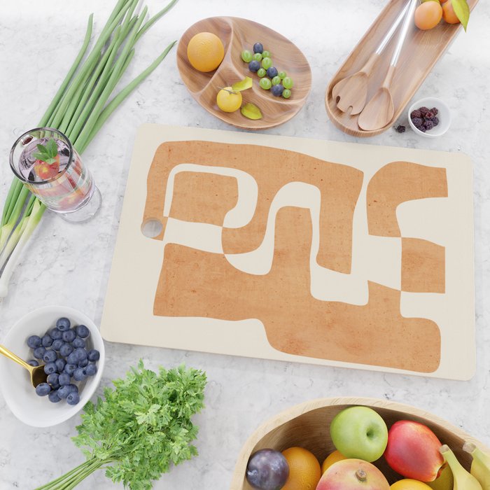 Abstract Shapes Modern Art 24 Cutting Board Gallery Image 2