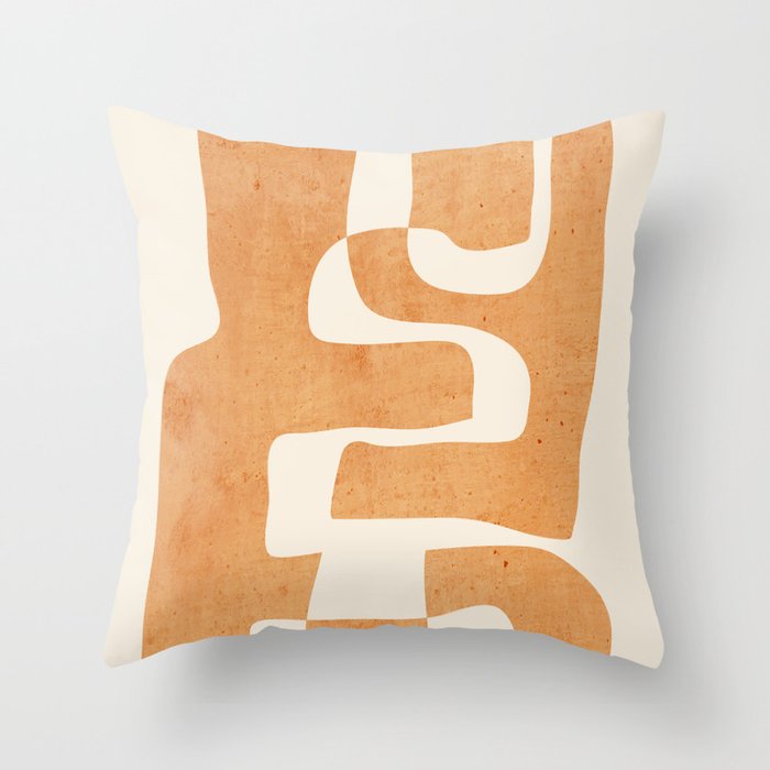 Abstract Shapes Modern Art 24 Throw Pillow Gallery Image 1
