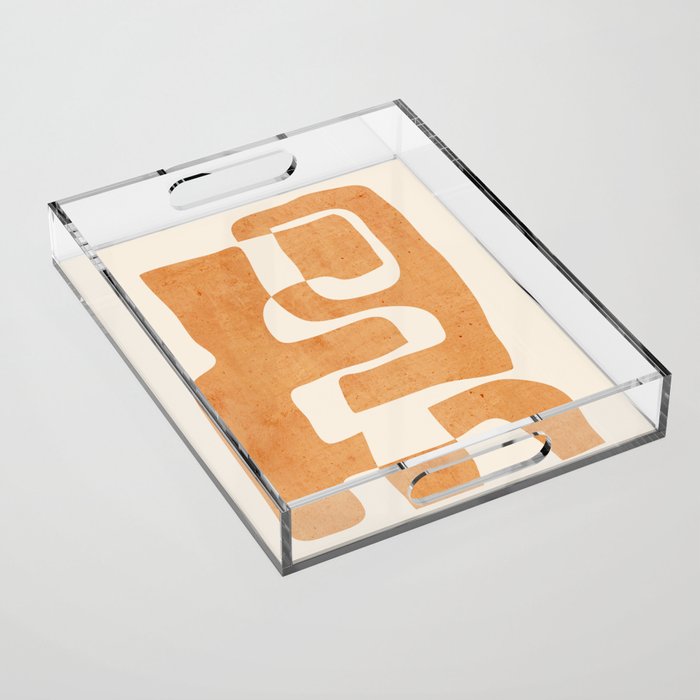 Abstract Shapes Modern Art 24 Acrylic Tray Gallery Image 1