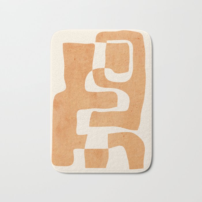 Abstract Shapes Modern Art 24 Bath Mat Gallery Image 1