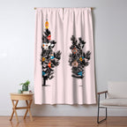 Retro Christmas tree no3 Window Curtain Gallery Image 5