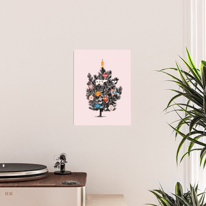 Retro Christmas tree no3 Poster Gallery Image 2