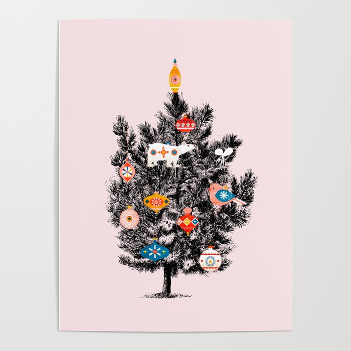 Retro Christmas tree no3 Poster Gallery Image 4