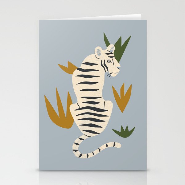 White Tiger Stationery Card Gallery Image 1