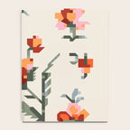 pixel folk ornaments floral embroidery Notebook Gallery Image 4