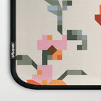 pixel folk ornaments floral embroidery Laptop Sleeve Gallery Image 3