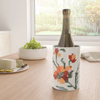 pixel folk ornaments floral embroidery Wine Chiller Gallery Image 4