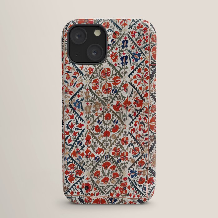 Bokhara Nim Suzani Southwest Uzbekistan Embroidery Print iPhone Case Gallery Image 17