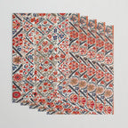 Bokhara Nim Suzani Southwest Uzbekistan Embroidery Print Wrapping Paper Gallery Image 3