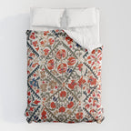 Bokhara Nim Suzani Southwest Uzbekistan Embroidery Print Comforter Gallery Image 6