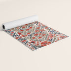Bokhara Nim Suzani Southwest Uzbekistan Embroidery Print Yoga Mat Gallery Image 2