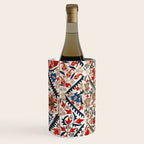 Bokhara Nim Suzani Southwest Uzbekistan Embroidery Print Wine Chiller Gallery Image 2