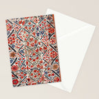 Bokhara Nim Suzani Southwest Uzbekistan Embroidery Print Stationery Card Gallery Image 2