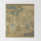 Antique 18th Century 'Chinese Fair' French Beauvais Tapestry Francois Boucher Throw Blanket Gallery Image 2