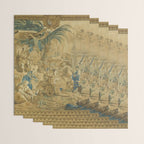 Antique 18th Century 'Chinese Fair' French Beauvais Tapestry Francois Boucher Wrapping Paper Gallery Image 3